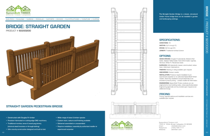 Bridge: Straight Garden - SystemBuilt Timber